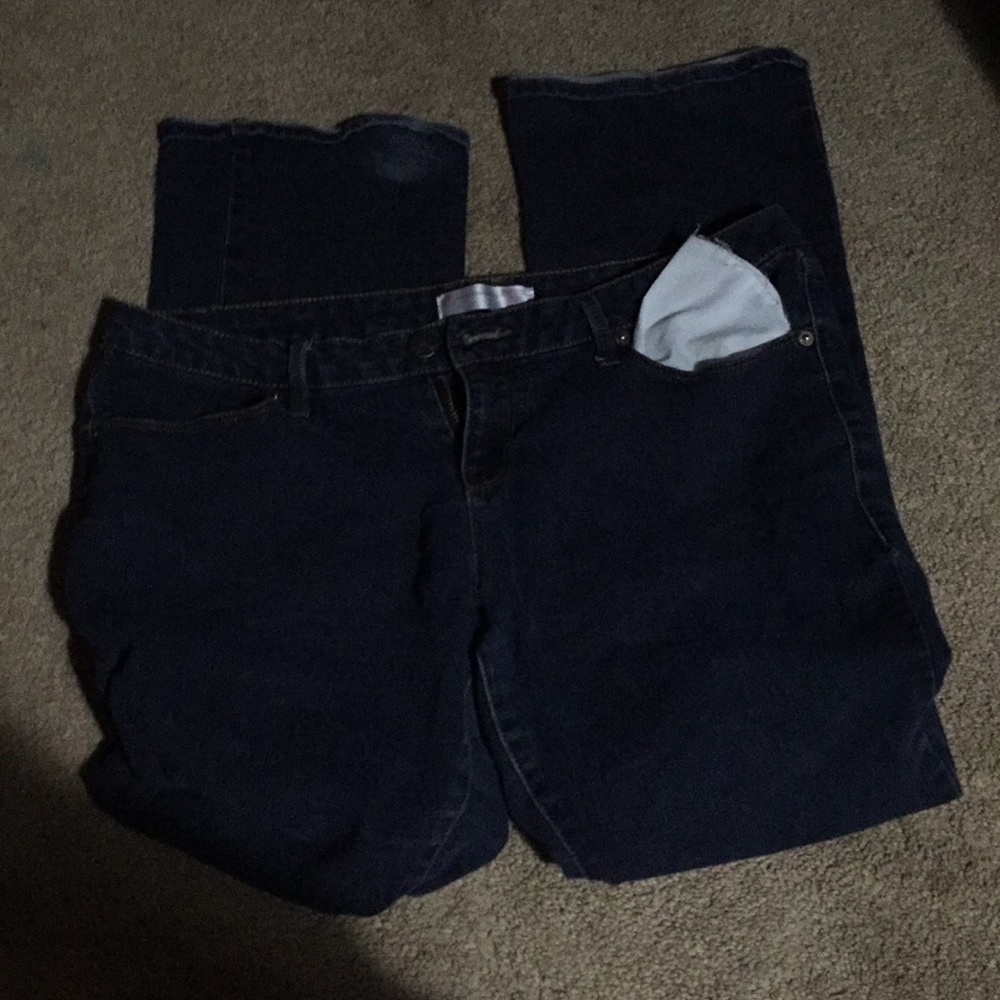 No Boundaries Size 17 Dark Wash